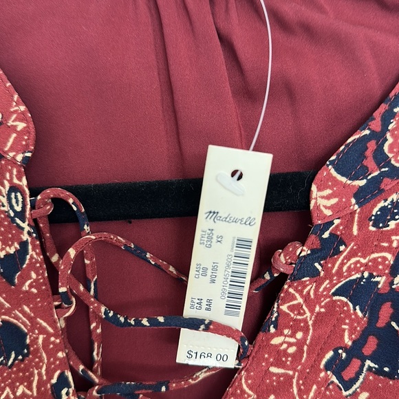 Madewell 100% Silk Mini Dress - Picture 4 of 4